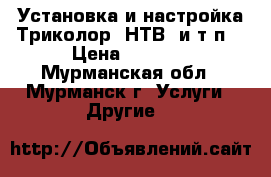 Установка и настройка Триколор, НТВ  и т.п. › Цена ­ 1 000 - Мурманская обл., Мурманск г. Услуги » Другие   